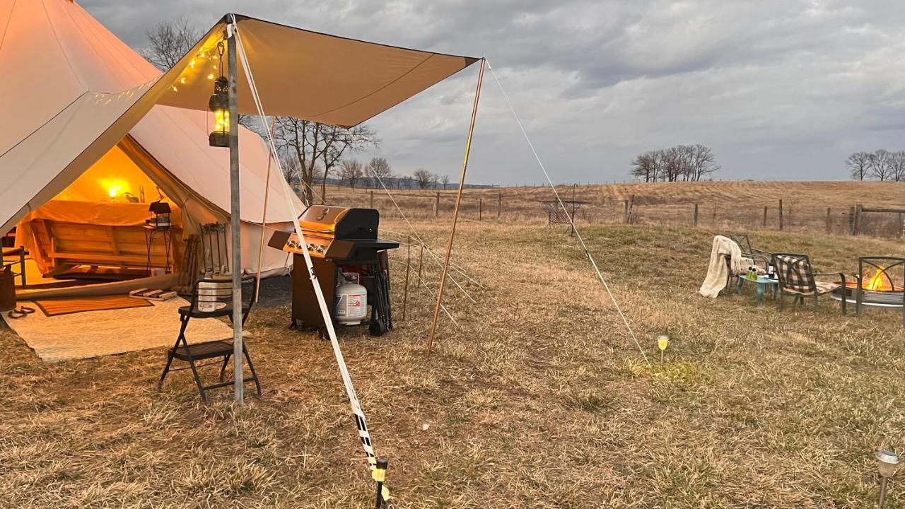 Shenandoah Valley Glamping - Amazing Views - Farm Edinburg Dış mekan fotoğraf